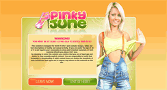 Desktop Screenshot of pinkyjune.com